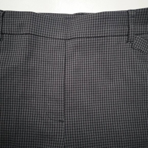 NWT Reitmans Ladies Size 12 Petite Grey Plaid Pull On Style High Rise Pants - Picture 10 of 15